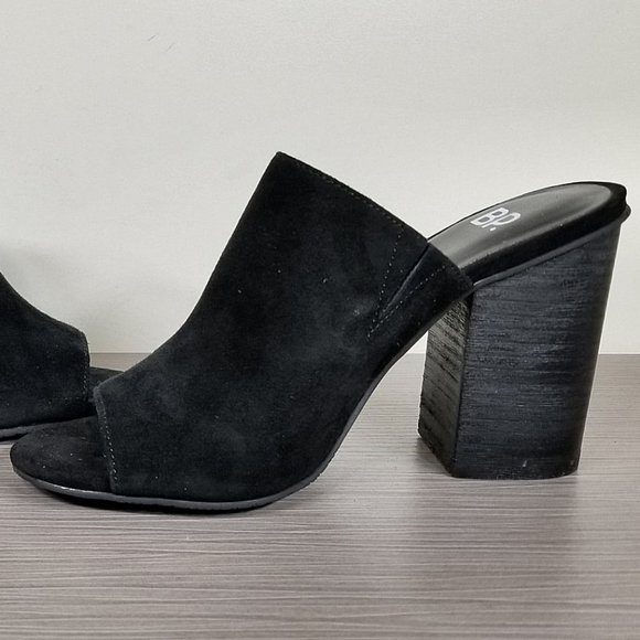 BP. Tale 2 Mule Sandal, Black Suede, Womens Size 5.5 M - Picture 6 of 10